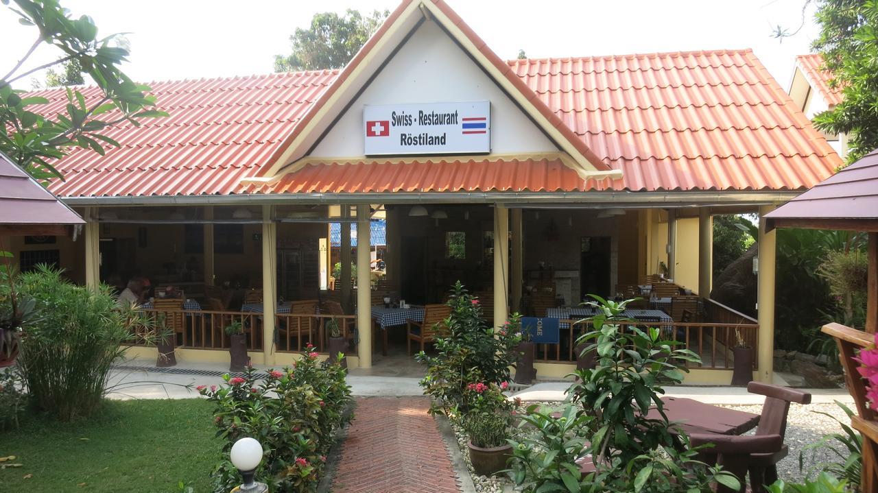 Flower Paradise Bungalows & Swiss Restaurant Roestiland Lamai Beach  Exterior photo